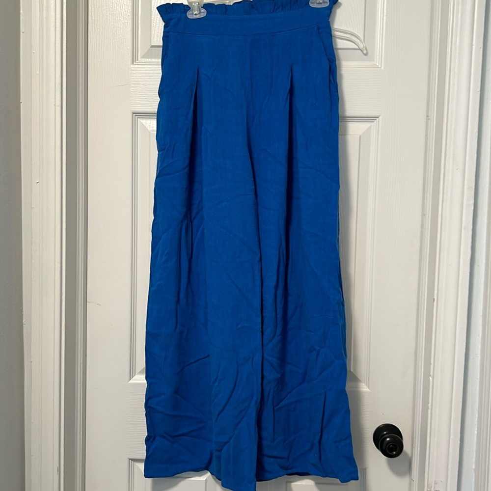 Blue Linen Trousers